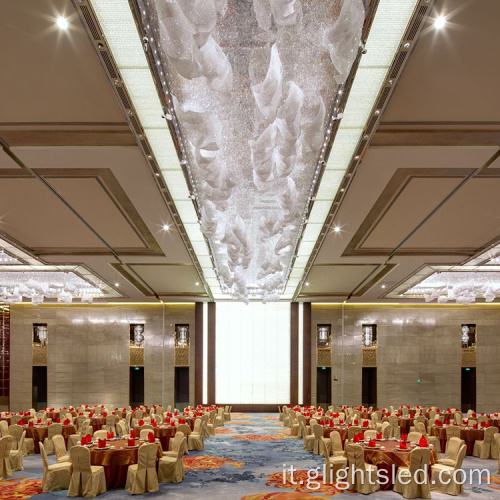 Nuova Hight Quality Decorazione indoor Disterni personalizzata Hotel Big Project lampadario lampadario a pendente